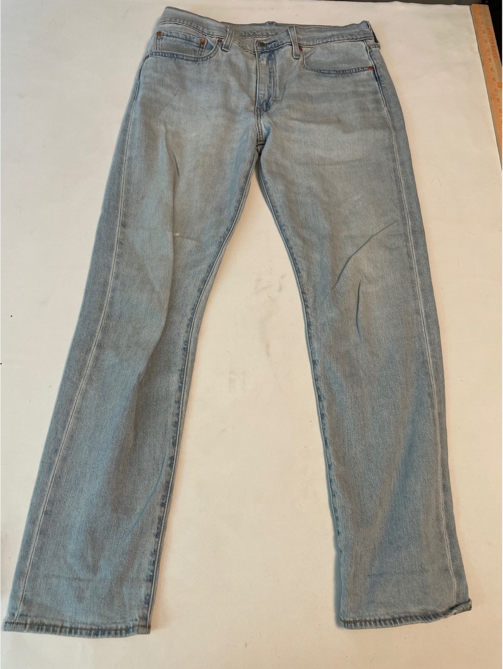 Levi's Premium Light Wash Straight Leg Jeans Size 33 Waist